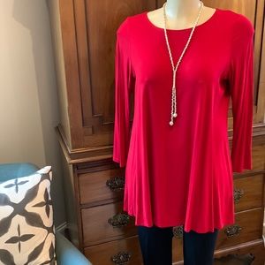 Eileen Fisher red tunic